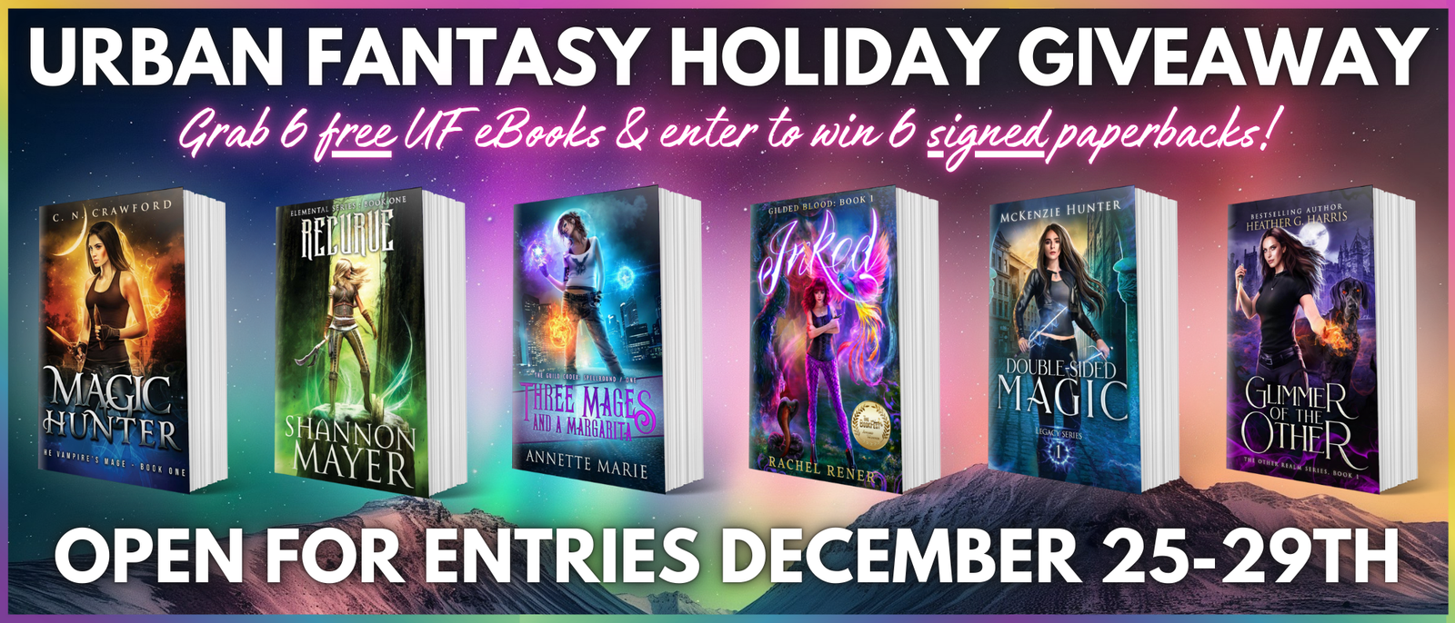 Urban Fantasy Holiday Giveaway🎁