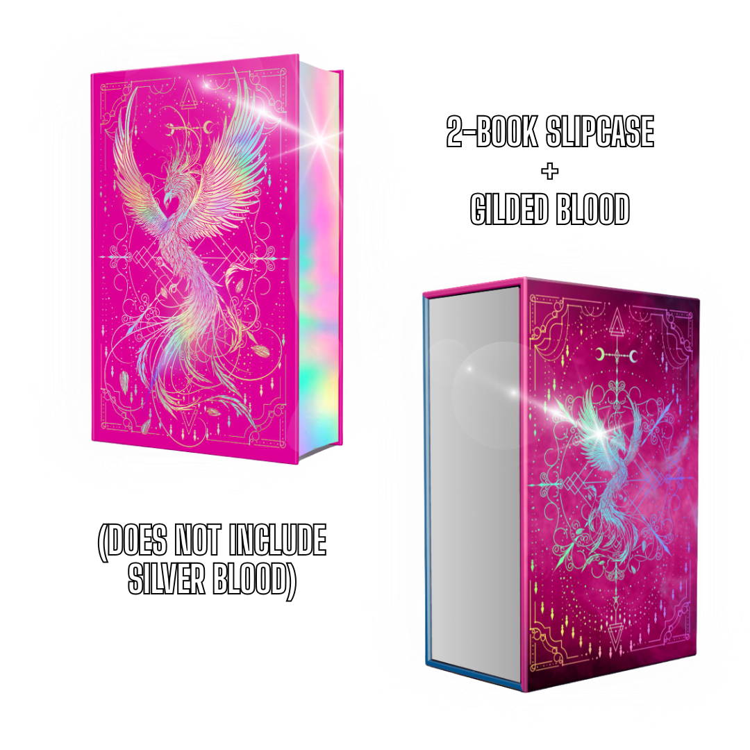Silver + Gilded Blood Signed 2-Book Collector's Set