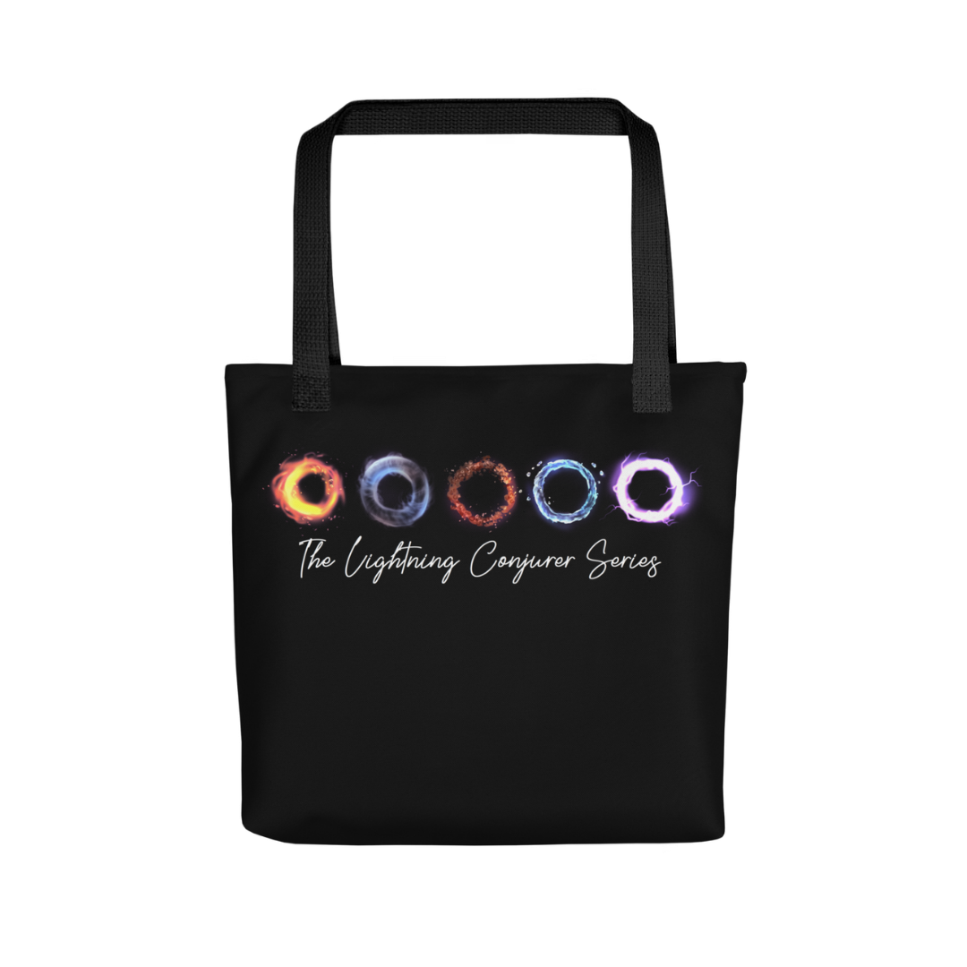 The Lightning Conjurer Series Tote bag - Black, with Elements