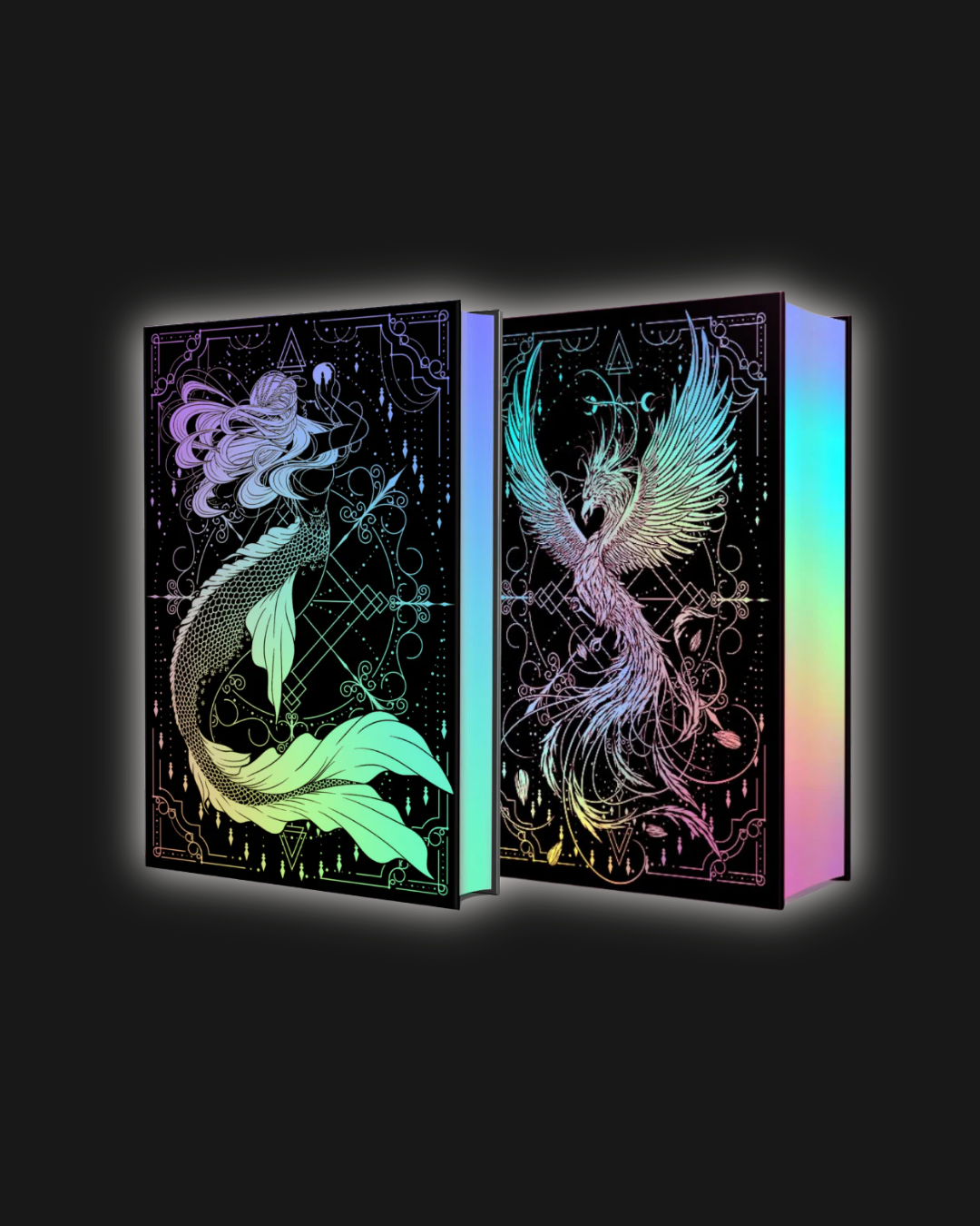 Silver + Gilded Blood Limited edition blackout set with holographic dual slipcase
