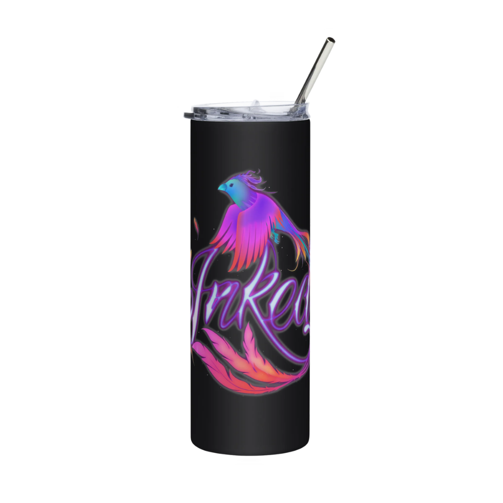 Inked/Biscuit stainless steel tumbler
