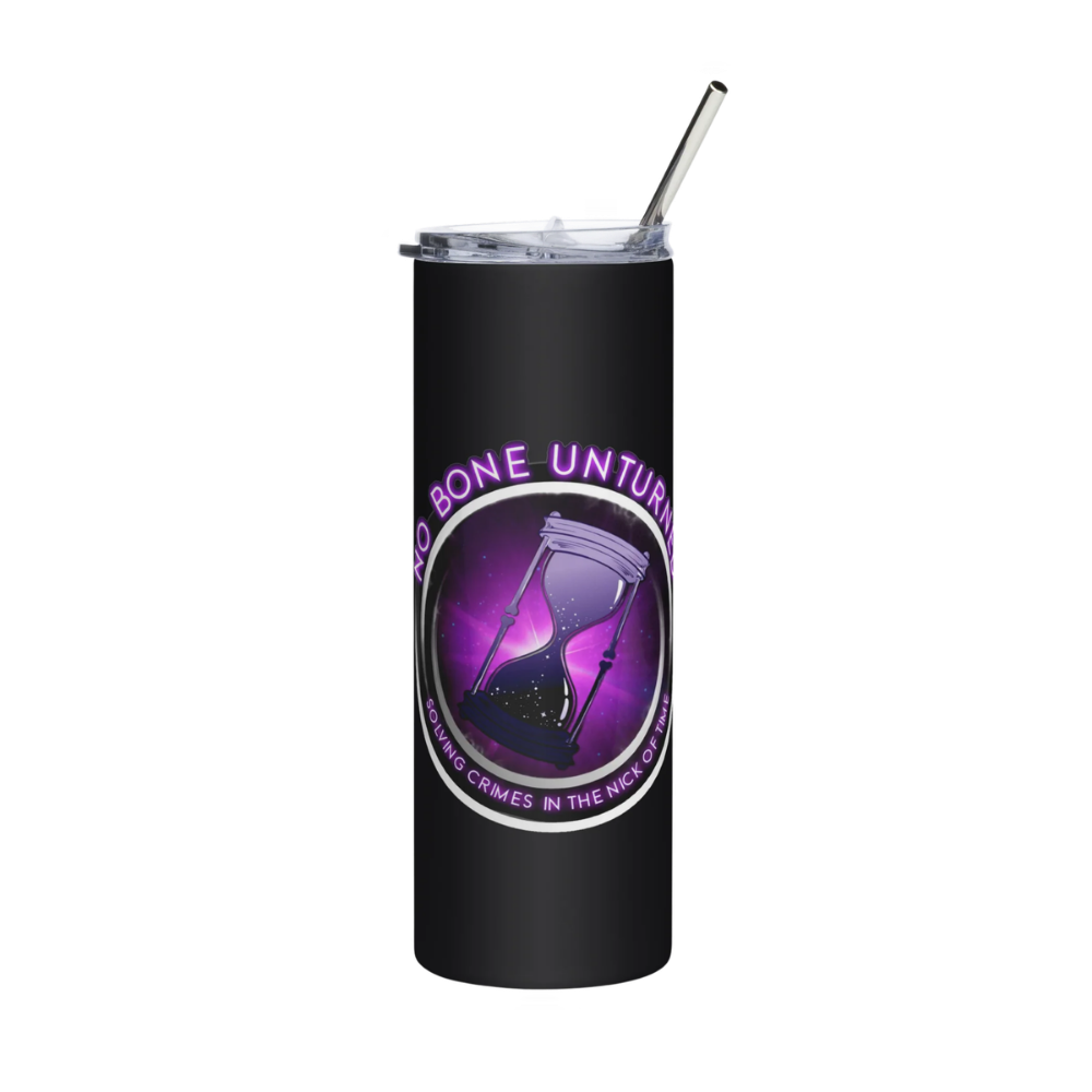 No Bone Unturned stainless steel tumbler