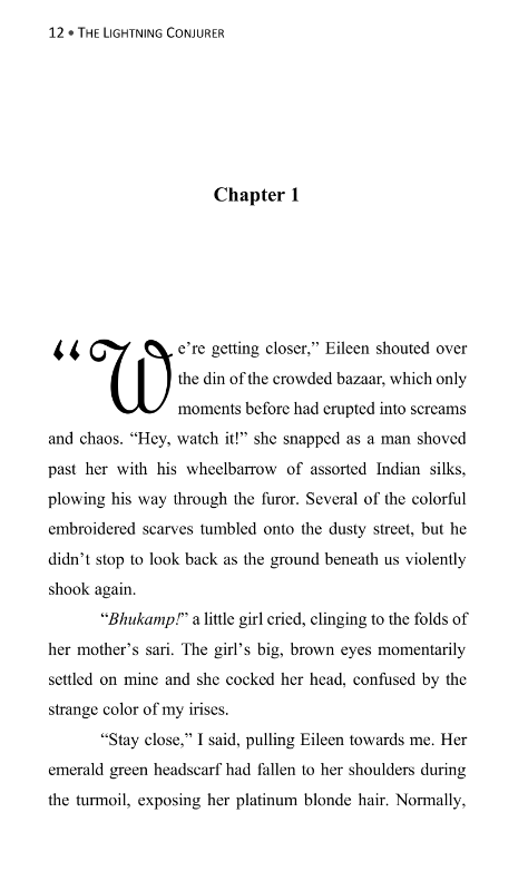 Signed copy of The Christening (The Lightning Conjurer #3)