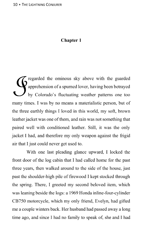 Signed copy of The Awakening (The Lightning Conjurer #1)