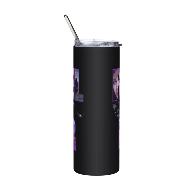 Rachel's Renergades stainless steel tumbler.