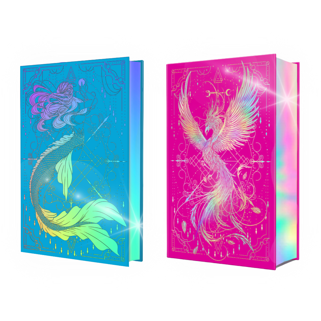 Silver + Gilded Blood Signed 2-Book Collector's Set