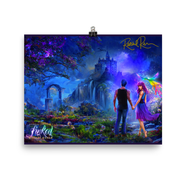SIGNED Premium Poster of Linked (Gilded Blood #3)