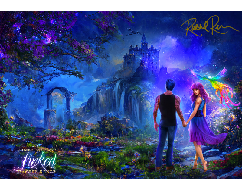 SIGNED Premium Poster of Linked (Gilded Blood #3)