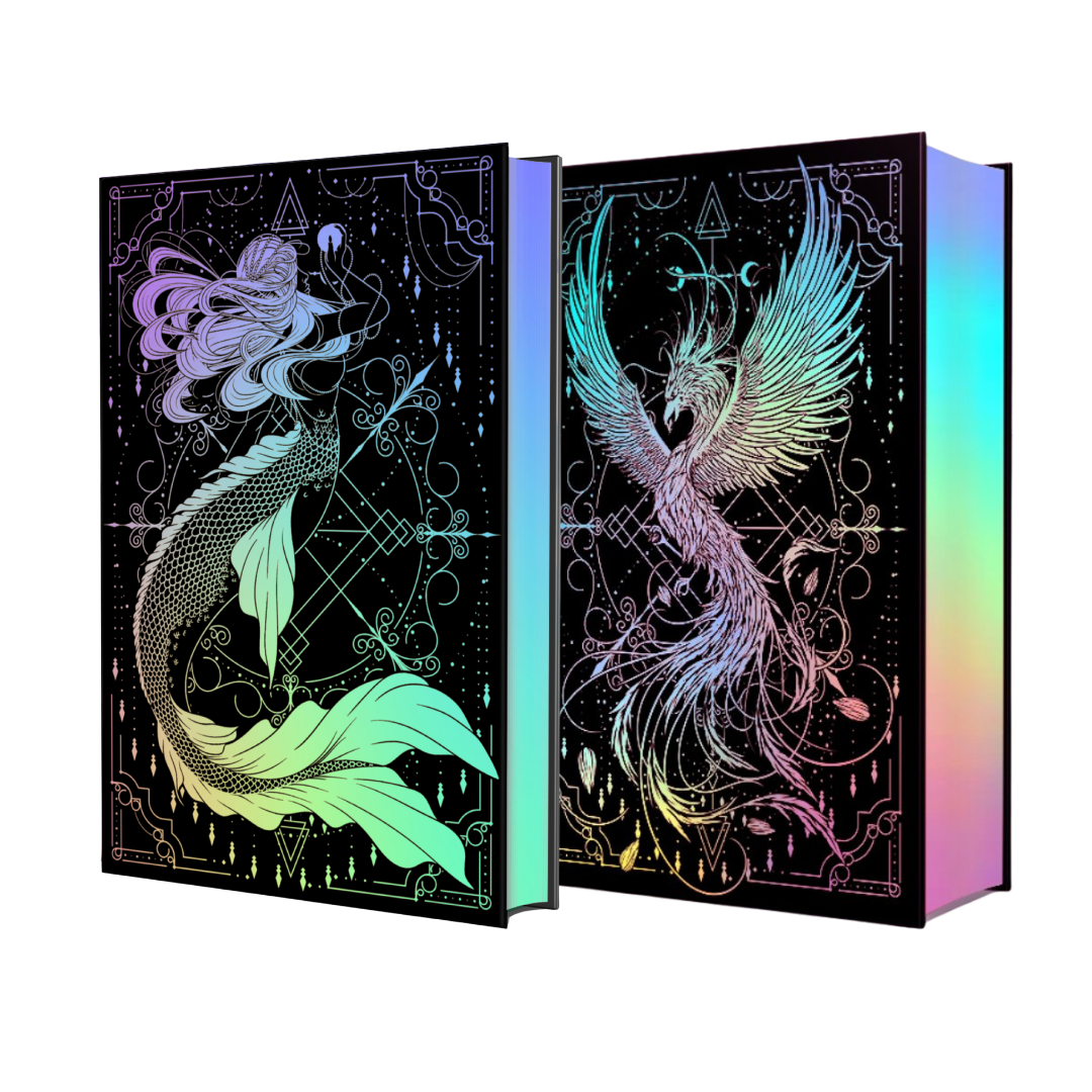 Silver + Gilded Blood Limited edition blackout set with holographic dual slipcase