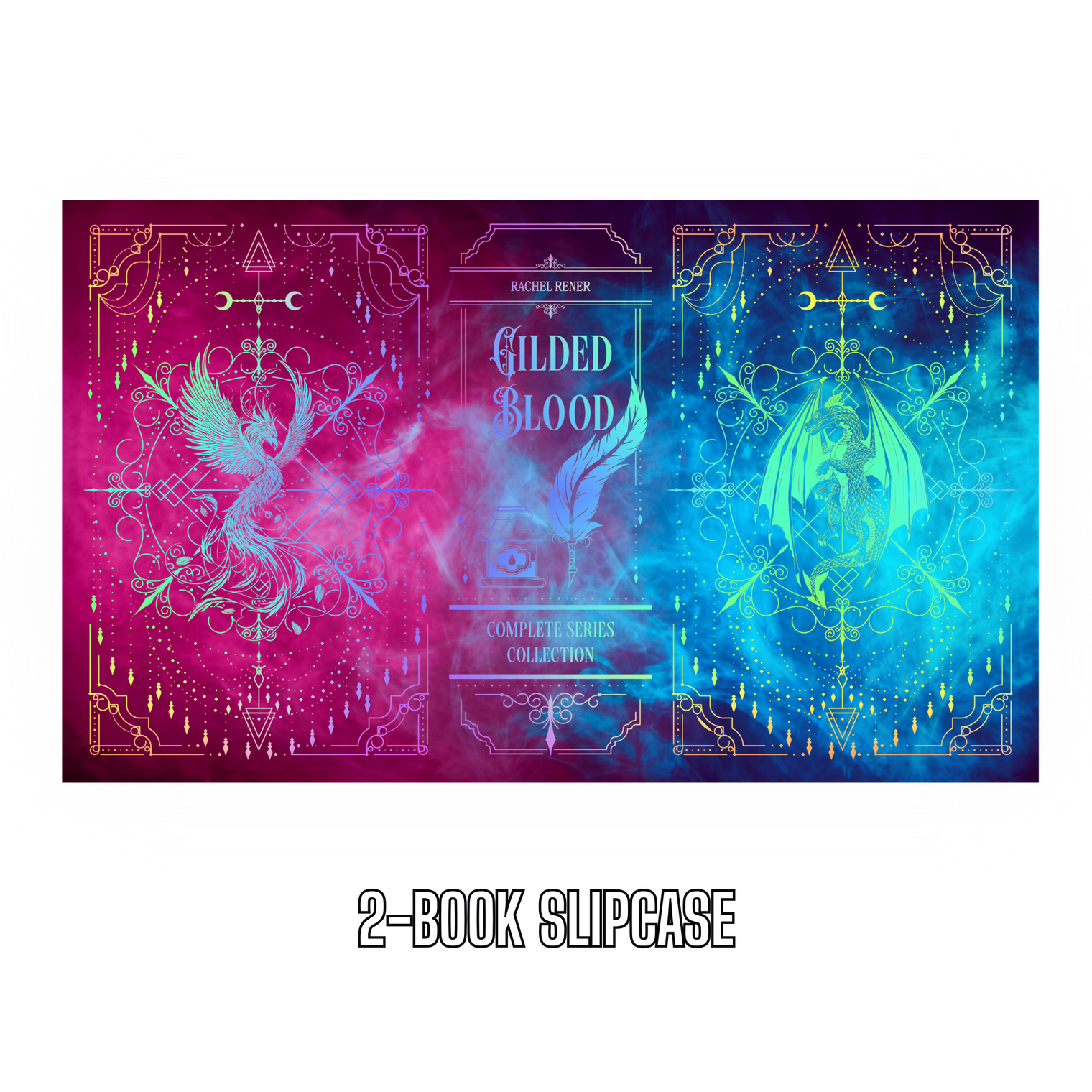 Silver + Gilded Blood Signed 2-Book Collector's Set