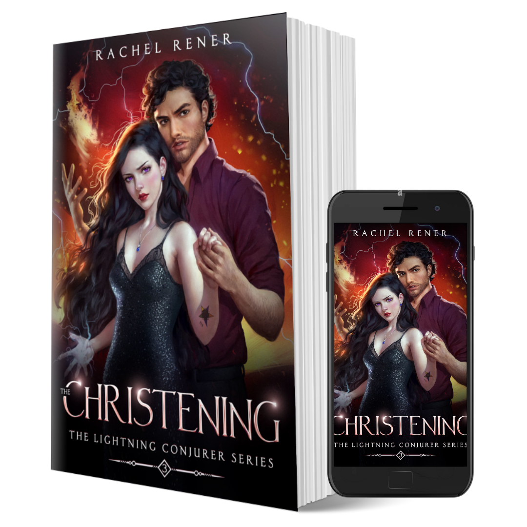 Signed copy of The Christening (The Lightning Conjurer #3)