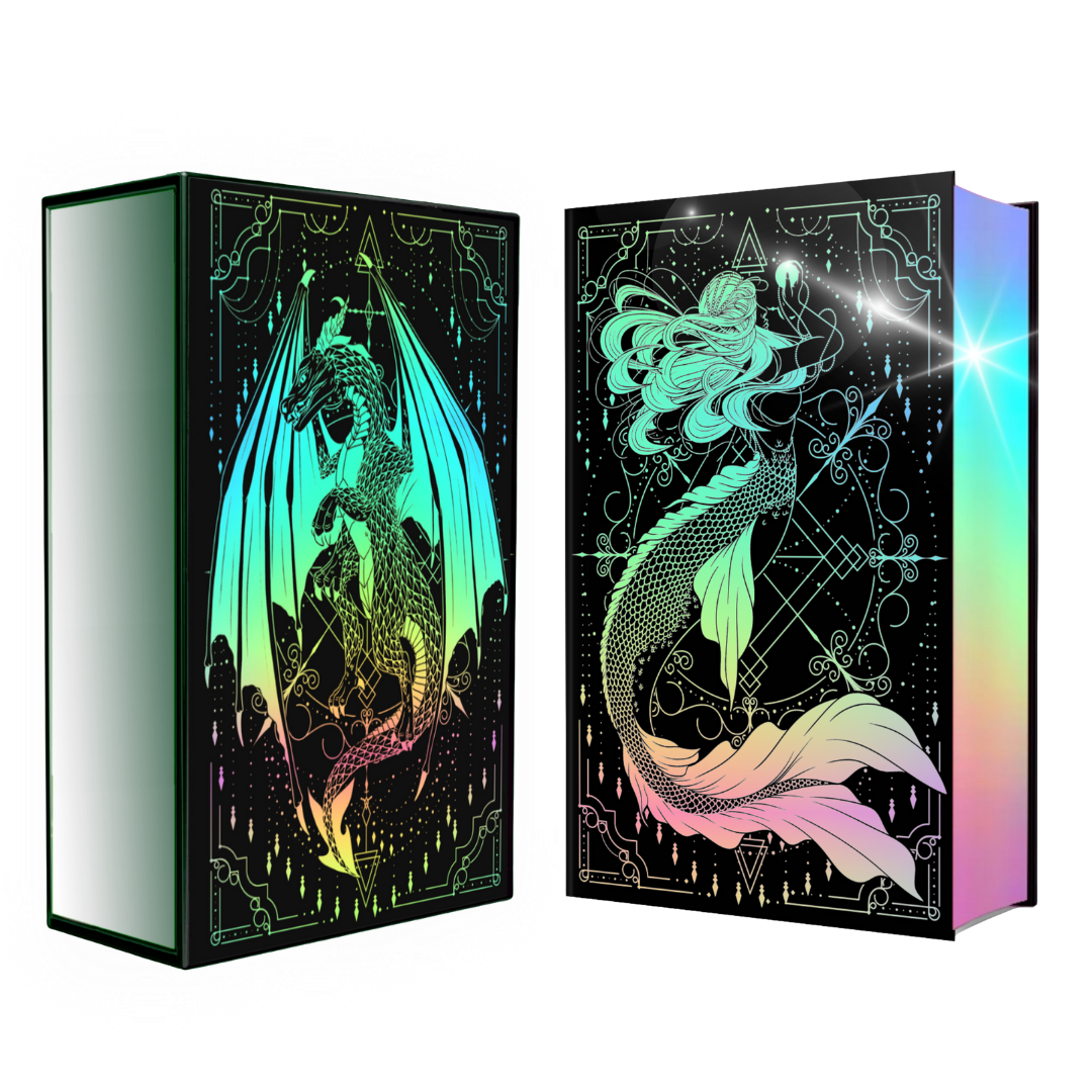 Silver + Gilded Blood Limited edition blackout set with holographic dual slipcase