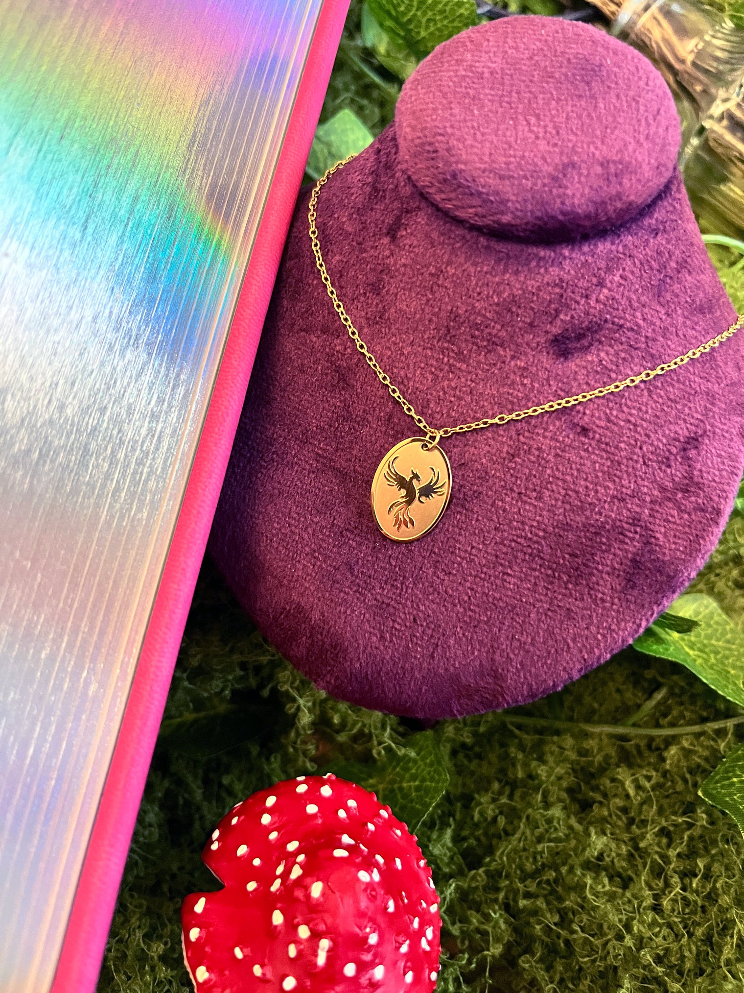 Gilded Blood Holographic Omnibus + Biscuit Pendant Bundle