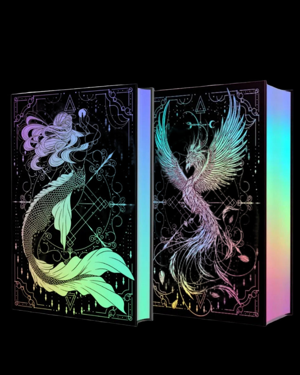 Silver + Gilded Blood Limited edition blackout set with holographic dual slipcase