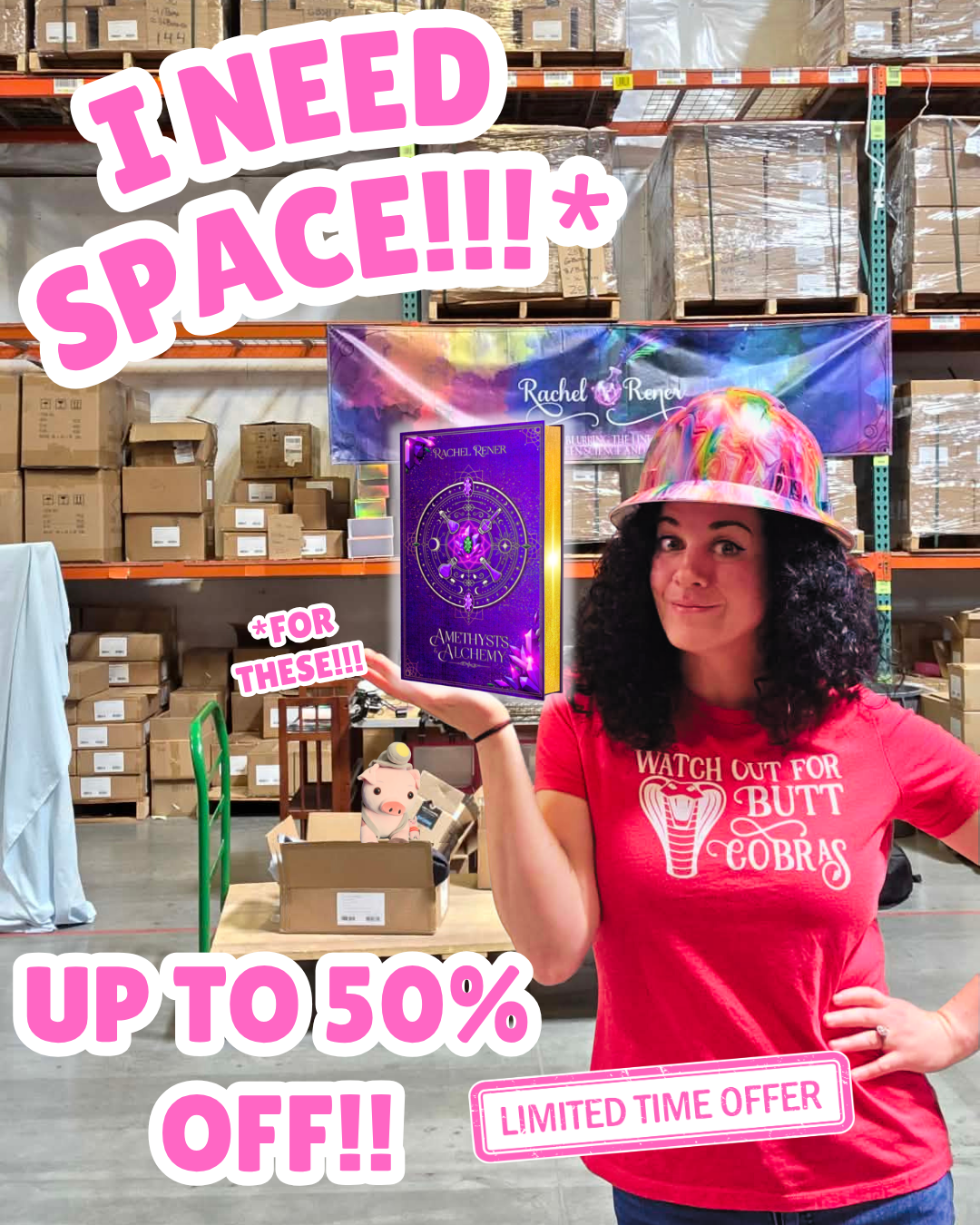 Biggest sale of the year - 50% off!!! (plus, Why Choose: Topie edition!🐷)