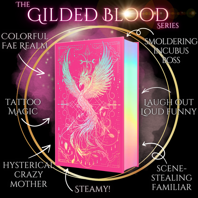 Silver + Gilded Blood Signed 2-Book Collector's Set