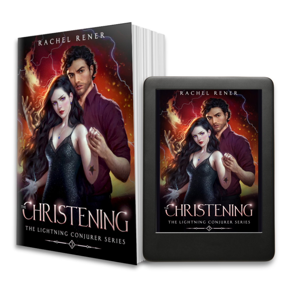 Signed copy of The Christening (The Lightning Conjurer #3)