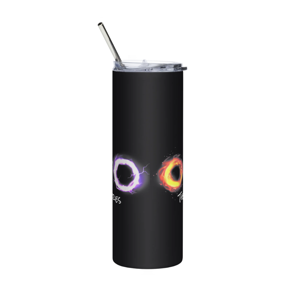 The Lightning Conjurer elements stainless steel tumbler