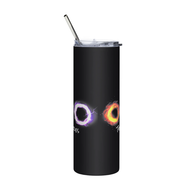 The Lightning Conjurer elements stainless steel tumbler
