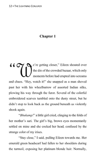 Signed copy of The Christening (The Lightning Conjurer #3)