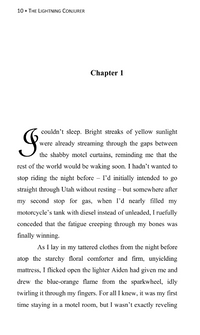 Signed copy of The Enlightening (The Lightning Conjurer #2)