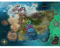 SIGNED Premium Poster of the Fae Realm (from the Gilded Blood series)