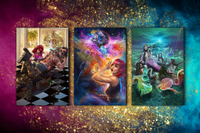 Gilded Blood postcards