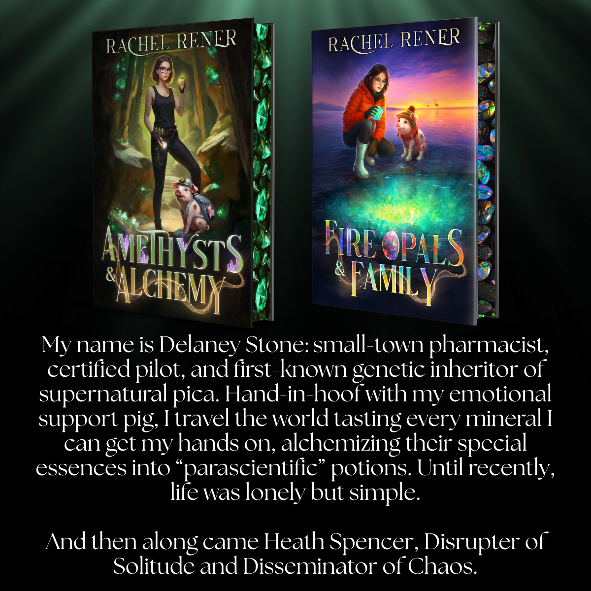 Signed copy of Fire Opals & Family (Amethysts & Alchemy #2)