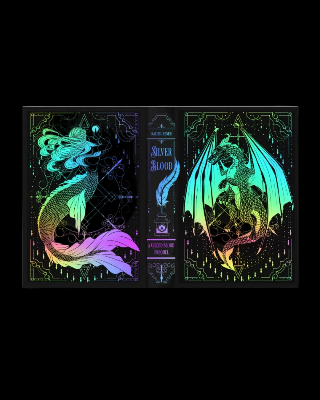 Silver + Gilded Blood Limited edition blackout set with holographic dual slipcase