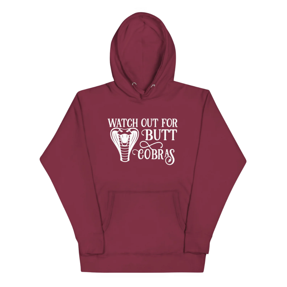 Butt Cobras Unisex Hoodie (From the Gilded Blood series)