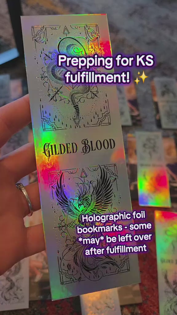 Silver Blood postcards and bookmark set