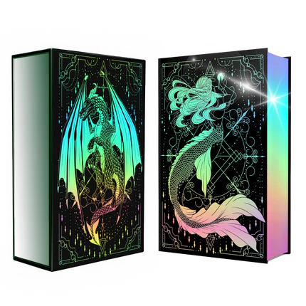 Silver + Gilded Blood Limited edition blackout set with holographic dual slipcase